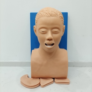 Pronto soccorso medico <span class=keywords><strong>CPR</strong></span> manichini formazione di emergenza per via orale e nasale intubazione tracheale modello di insegnamento con allarme di compressione dei denti - Product Image 3