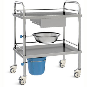 Carro de tratamiento de acero inoxidable con cajón, venta directa de fábrica () - Product Image 1