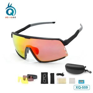 Lunettes de soleil polarisées interchangeables UV400 pour le cyclisme en extérieur, pour hommes, avec étui – Offre spéciale prévente - Product Image 3