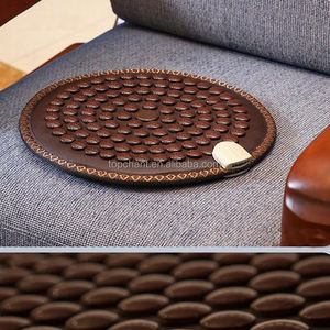 Alfombra de silla redonda de piedra de jade Turmalina de 45CM con terapia de infrarrojo lejano para eliminar la tensión productos sanitarios - Product Image 3