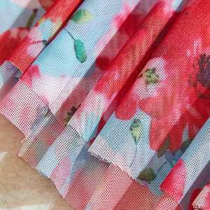 เซ็ตชุดชั้นในเดรสยาวลูกไม้ซีทรูเซ็กซี่พิมพ์ลายดอกไม้ดีไซน์ใหม่ - Product Image 5