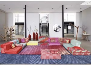 Nordic Rochburg grande famille <span class=keywords><strong>Mahjong</strong></span> canapé multi-combinaison Villa salon maison d'hôtes école parc atelier ensemble extensible - Product Image 4