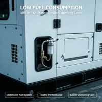 Générateur diesel Ricardo Cumm 20KVA 25KVA 30KVA 40KVA 50KVA silencieux refroidi par eau, groupe électrogène diesel portable 20KW
