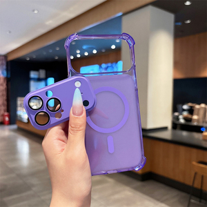เคสใสกันเหลืองแบบถอดกล้องได้ สำหรับ iPhone 17 Pro Max  วัสดุ TPU  แบบด้าน  แม่เหล็ก  ป้องกันกล้อง - Product Image 1