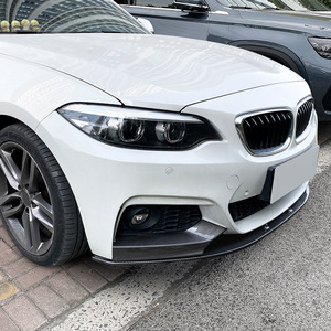 Bmw 2 Series F22 F23 Front Lip Splitter Carbon Fiber Texture Piano Black 2015-2019 M Sport Style - Product Image 2