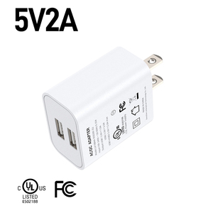 Ul chứng nhận cargador kép USB điện thoại du lịch Sạc EU chúng tôi tường cắm sạc khối 2 cổng 5V 2.1A 2100mA AC DC Power Adapter - Product Image 1