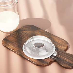 Silicone latte materno collettore facile succhiare manuale pompa guscio del seno Gel di silice per le mamme latte materno raccolta mani libere - Product Image 5