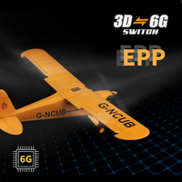 Avion planeur télécommandé 2,4 GHz avec moteur brushless, léger, jouet drone pour entraînement de vol stable en extérieur