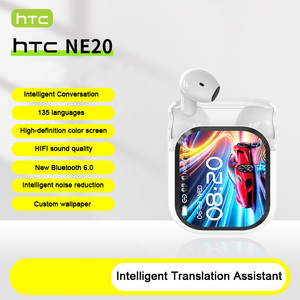 Tai nghe HTC NE20 Tai nghe <span class=keywords><strong>Bluetooth</strong></span> Dịch Thuật thời gian thực Tai nghe AI BT6.0 Màn hình LCD 48dB thông minh giảm tiếng ồn HiFi <span class=keywords><strong>2025</strong></span> mới Pro - Product Image 2