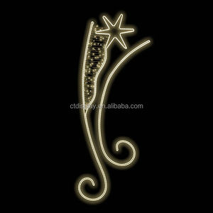 Decorazioni impermeabili personalizzate per sculture natalizie 2d Pole Street Motif Light - Product Image 3