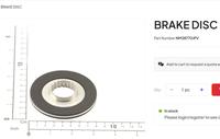 Disque de frein CRANE NM38770NR2 RSM-Y 52297355 NM38770JPV