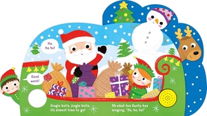 Livre sonore de Noël Jingle Bells pour enfants, livre audio de comptes-rendus de Noël pour la nurserie - Product Image 2