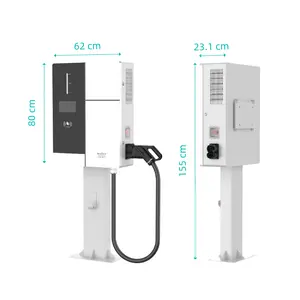 Pengisi daya mobil solar ev bus portabel, Aksesori Mobil elektrik chademo ccs 20kw dc pengisi daya ccs2 chademo