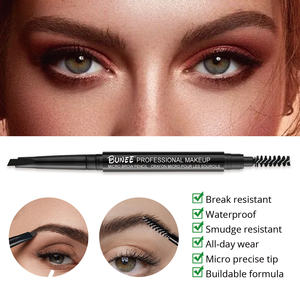 Crayons à sourcils longue tenue, imperméables, vegan, dorés, fins, pour votre propre marque, personnalisables, étiquette privée - Product Image 2