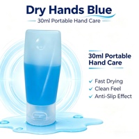 Craie transparente bleue claire 30 ml pour mains sèches, usage unique, portable pour l'escalade, l'haltérophilie, la pole dance