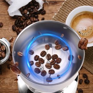 Nueva Licuadora Eléctrica de Acero Inoxidable para Cocina, Multifuncional, para Granos de Café, 4 Cuchillas, 300 ml, MINI, 150 W - Product Image 2
