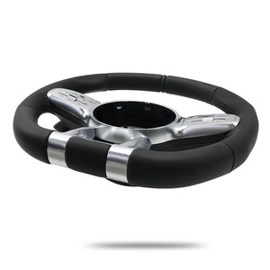 Volant Mercedes BZ001 AMG Modifié Amélioré Style Racing Entièrement en Cuir - Product Image 1