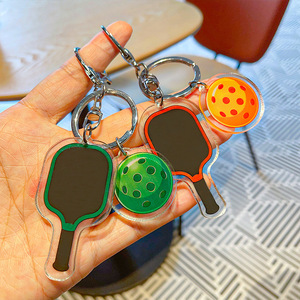Spot Creative Cartoon PVC UV Printing Pic Ball <b>Keychain</b> Pendant with Acrylic Design Fun Hanging Souvenir Wholesale - Product Image 3