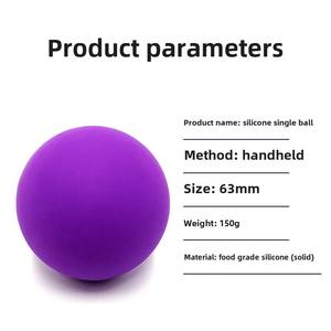 Julyfit spor ve eğlence Fitness topu silikon Yoga fasya kas gevşeme akupunktur el & ayak masaj topu - Product Image 6
