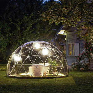 Dome <b>Tent</b> 6-8 Person PVC Transparent Outdoor Garden Igloo Modern Four Season Use Extended Type <b>Large</b> Space - Product Image 2