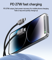 Câble de données Yesido 1,2 m PD 27W Type-C vers IP, charge rapide, compatible CarPlay, alliage de zinc CA195