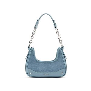 Sac sous le bras en cuir véritable « Magnetic Charm », nouvelle collection, sac croissant pour femme - Product Image 5