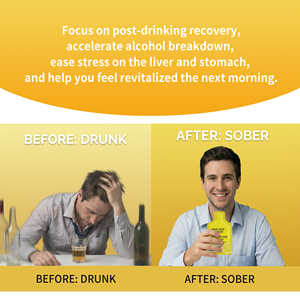 Integratore Liquido Naturale a Base di Erbe per la Protezione del Fegato e il Sollievo dalla Sbornia al Gusto di Arancia, Etichetta Privata OEM ODM Fornitore Globale - Product Image 6