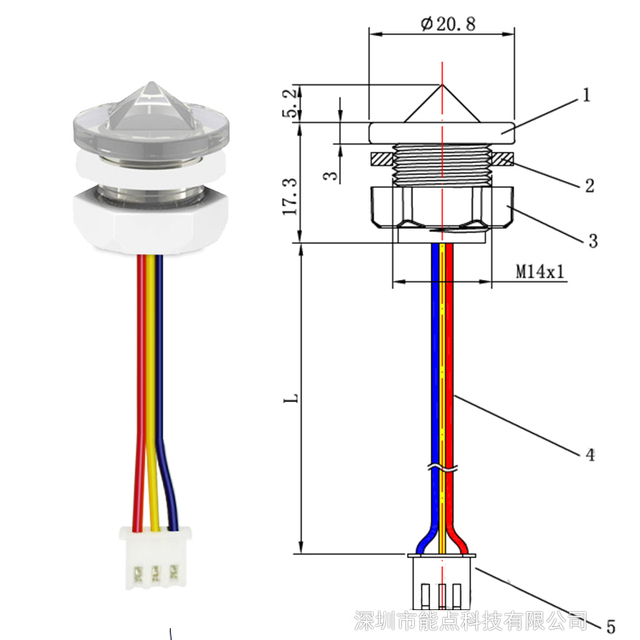 tank Level Gauge Sensor Photoelectric Water / Liquid Level Sensor Hs Code