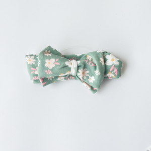 Bandeau et 3 mitaines pour bébé Vente en gros de haute qualité Nouveau avec nœud Né Sac d'opp en coton super doux Bande élastique Image imprimée - Product Image 6