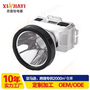 Xijiayi <b>Led</b> Headlamp <b>Rechargeable</b> Waterproof Aluminum Alloy 10000h <b>Working</b> Time Outdoor Fishing <b>Light</b> - Product Image 1