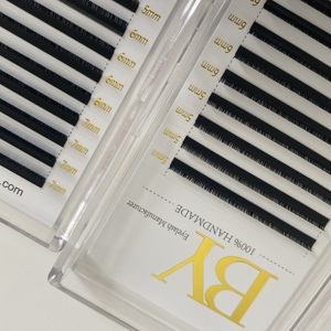 Campione gratuito Cashmere personalizzato all'ingrosso extension per ciglia produttore 0.03 0.05 0.07 facile da innestare senza vassoi ciglia Volume appiccicoso - Product Image 5