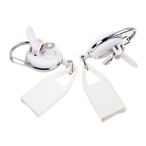 Automatic Retractable Plastic <b>Lighter</b> Holder With Carabiner Buckle Rectangular Simple Design For Storage - Product Image 2
