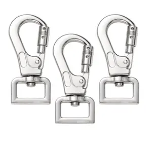 Collar de perro de aleación de Zinc, gancho giratorio, hebilla de mosquetón de Metal para mascotas, Correa giratoria para perro, gancho de mosquetón giratorio - Product Image 1