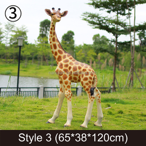 Fondo de Fotografía para Fiesta de Bodas con Animales, Alquiler de Estudio <span class=keywords><strong>Fotográfico</strong></span>, Estatua de Jirafa de Tamaño Real en Fibra de Vidrio Altamente Realista - Product Image 4