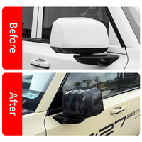 Coque de rétroviseur latéral en forme de corne de bœuf, garniture de capot de rétroviseur, pièces de modification de voiture, kit carrosserie sur mesure en gros pour Chery ICAR V27