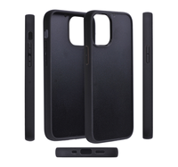 Coque de téléphone rigide SUNNY 1.0mm Groove Depth noire P9 en cuir TPU légère, étanche et antichoc pour // 100%
