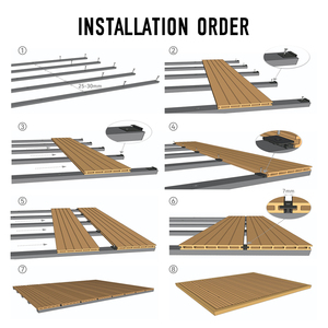 बालकनियों के पूल डेक के लिए वाणिज्यिक आवासीय wpdecking आदर्श - Product Image 6