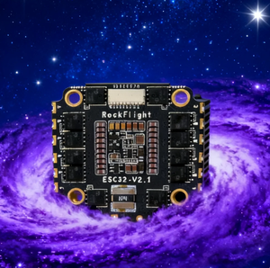 ESC RFESC-65A en plastique, sortie stable, dissipation <span class=keywords><strong>thermique</strong></span> efficace, gestion <span class=keywords><strong>thermique</strong></span> pour drones de course FPV et pièces d'avions RC - Product Image 1