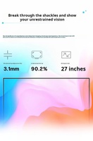 Pour ordinateur tout-en-un HP, écran 27 pouces, DDR4 16 Go de RAM, processeur Intel Core I5, SSD, haut-parleurs intégrés - pour les entreprises