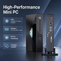 RTX3050 Mini PC AI Workstation Intel I7 Komputer Kompak untuk Rendering CAD OEM ODM untuk Desain 3D