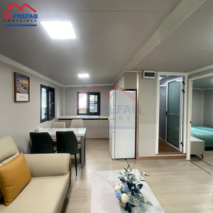 40ft Met 3 Slaapkamers Huis Flat Pack Opvouwbare Uitbreidbare Container Prefab Huizen Stichting Met Loft Voor Koud Klimaat - Product Image 5