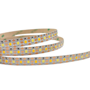 Bande LED SMD 2835 à CRI90 élevé, 24V, 120 LED, double blanc, réglable et dimmable, ruban linéaire pour profilé de bureau en aluminium, conforme RoHS - Product Image 2