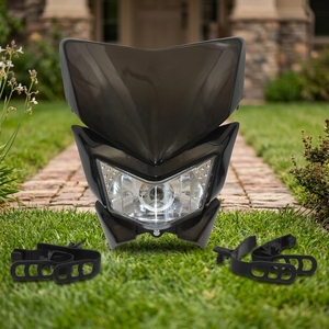 Phare de moto halogène HL105 pour motos tout-terrain KLX250 450, <span class=keywords><strong>masque</strong></span> avant de moto pour KLX450 - Product Image 3