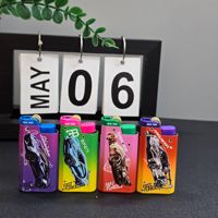 Briquet au butane rechargeable au design original et cool, en alliage métallique, grand briquet carré pour cigarettes, idéal pour les fêtes et la cuisine