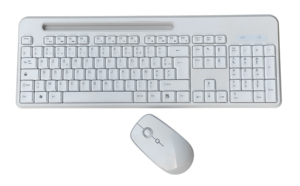 2.4G Bàn phím không dây chuột Combo Thêm <span class=keywords><strong>iPhone</strong></span>/Ipad Nhựa đứng trên mặt trước của bàn phím - Product Image 4