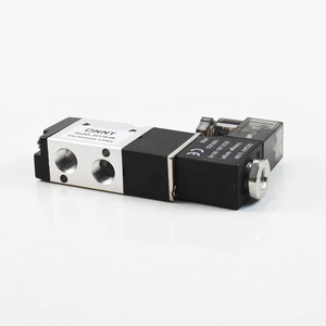 AC110V AC220V DC24V DC12V طريقة التحكم في الاتجاه صمام الملف اللولبي مشغل هوائي 3V110-06 ملف ليد مغلق عادي G1/8 - Product Image 4