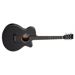 Guitare acoustique BLACKBIRD TWBB SFCE Smokestack Noir Satiné - Product Image 3