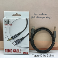 Câble audio tressé auxiliaire dans la voiture de 3.5mm 1m adapté aux téléphones mobiles Apple Câble audio numérique