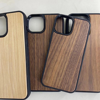 Accessoires de téléphone antichoc de qualité supérieure, coques de protection pour téléphone portable en bois de bambou naturel pour iPhone 12 13 14 15 16 17 Pro Max