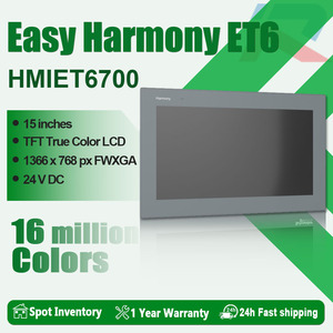 Écran tactile HMI industriel Easy Harmony ET6, 15 pouces, panneau de commande HMIET6700, 16 millions de couleurs TFT, original, nouveau - Product Image 1